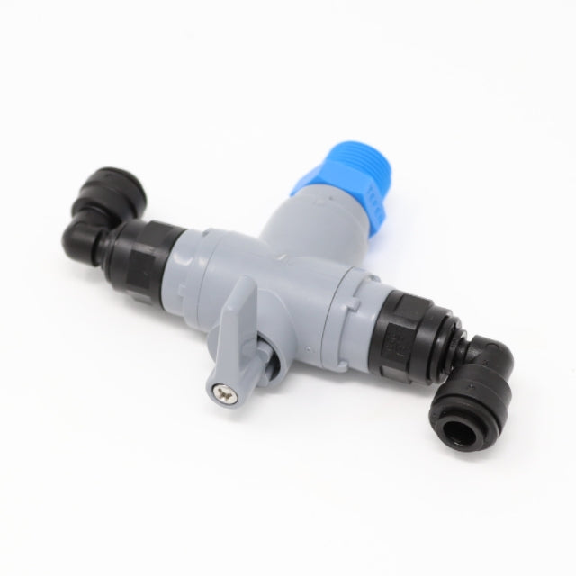Hybrid Pump Outlet Fitting - Shurflo Outlet w/ tap