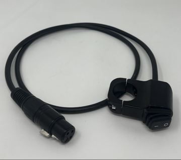 Switch Cable Assembly w/ XLR Male Plug