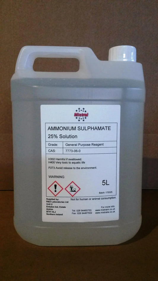 Ammonium Sulphamate 25% Solution - Liquid Ammonium sulfamate