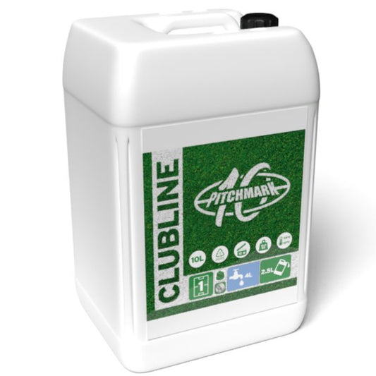 Clubline White 10L Concentrated Grass Line Marking Paint - Pitchmarkingpaint.ie