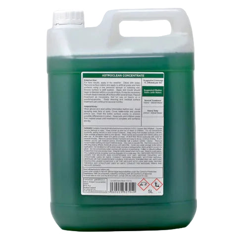 Lancelot Premium AstroClean 5L Label— Artificial Grass Cleaner, Deodoriser and Algae Remover
